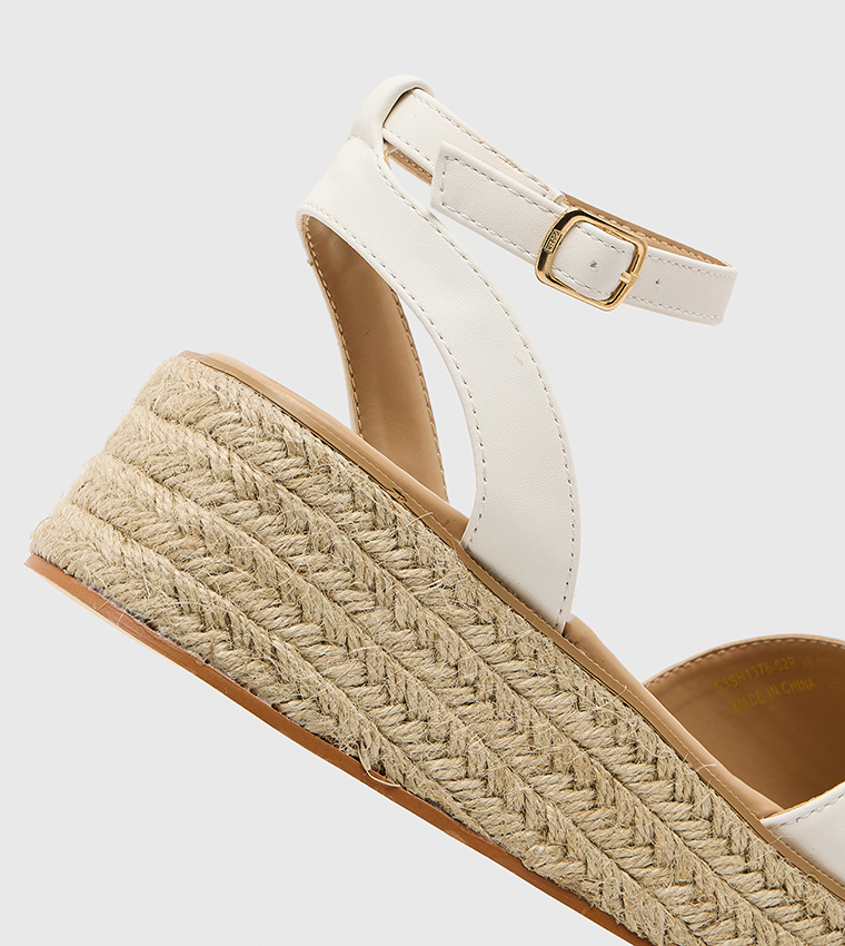 Ankle Strap Espadrille Platform Sandals