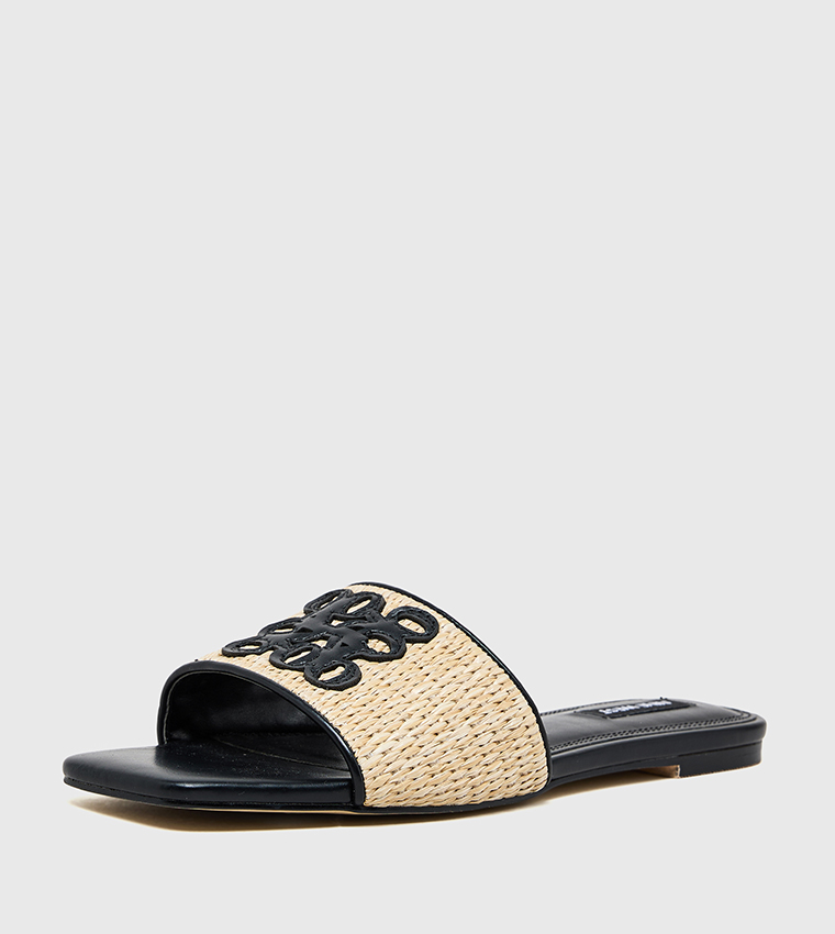 Nine West  Flat Sandals - Brown Flat Sandals