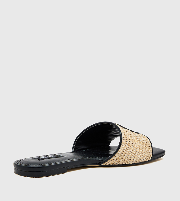 Nine West  Flat Sandals - Brown Flat Sandals