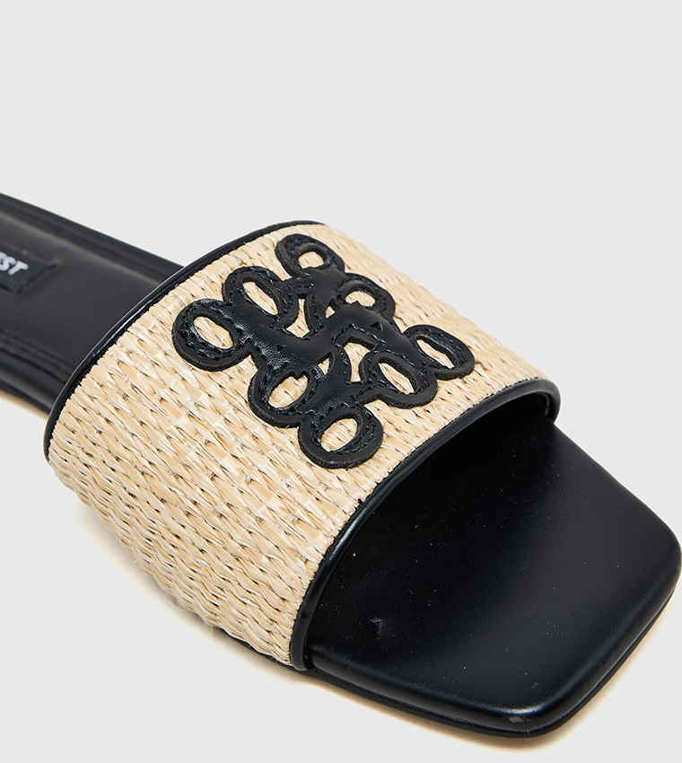 Nine West  Flat Sandals - Brown Flat Sandals