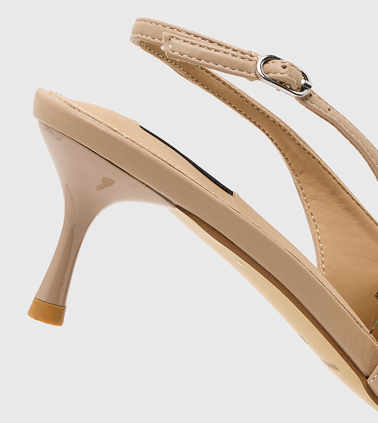 Bow Detail Slingback Pumps