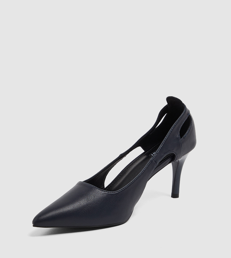 D-AUTUMN Solid Slingback Pumps