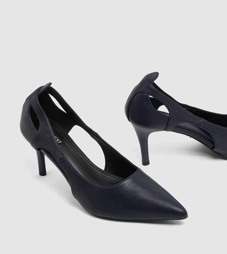 D-AUTUMN Solid Slingback Pumps