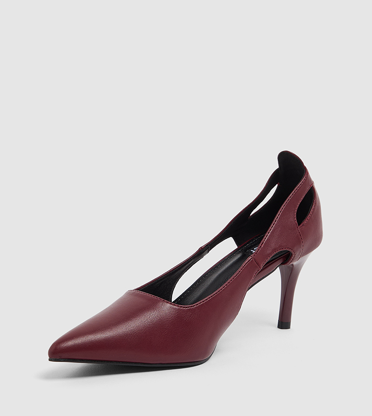 D-AUTUMN Solid Slingback Pumps
