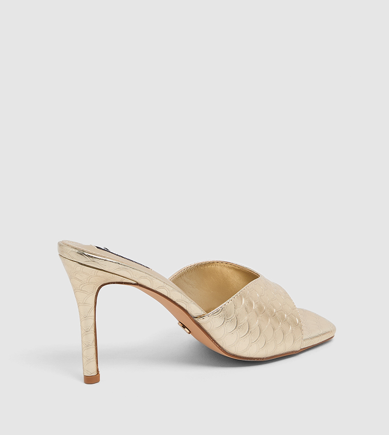 Nine West  Heels - Gold Heels