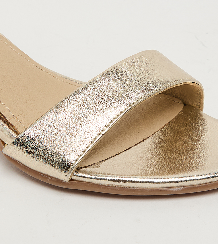 ROSE Ankle Strap Block Heel Sandals