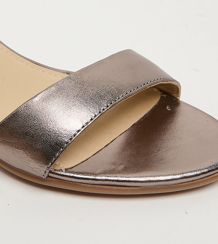 ROSE Ankle Strap Block Heel Sandals
