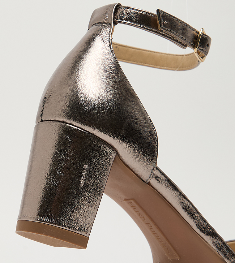 ROSE Ankle Strap Block Heel Sandals