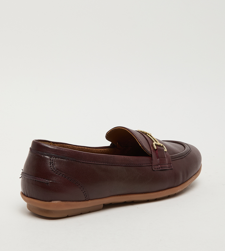 GRACE Metal Accent Loafers