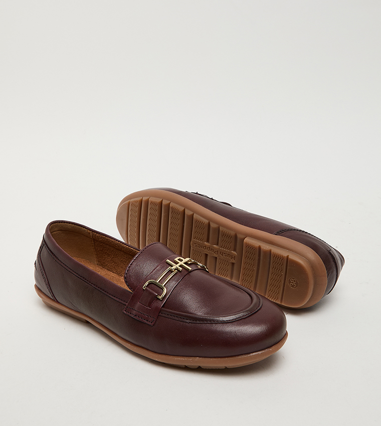 GRACE Metal Accent Loafers