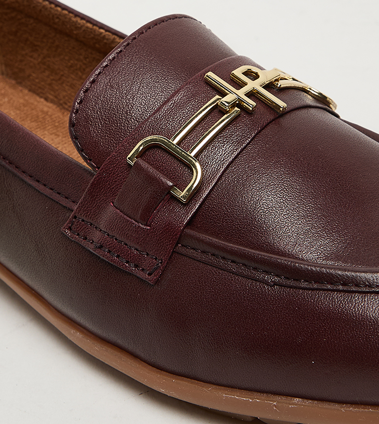 GRACE Metal Accent Loafers