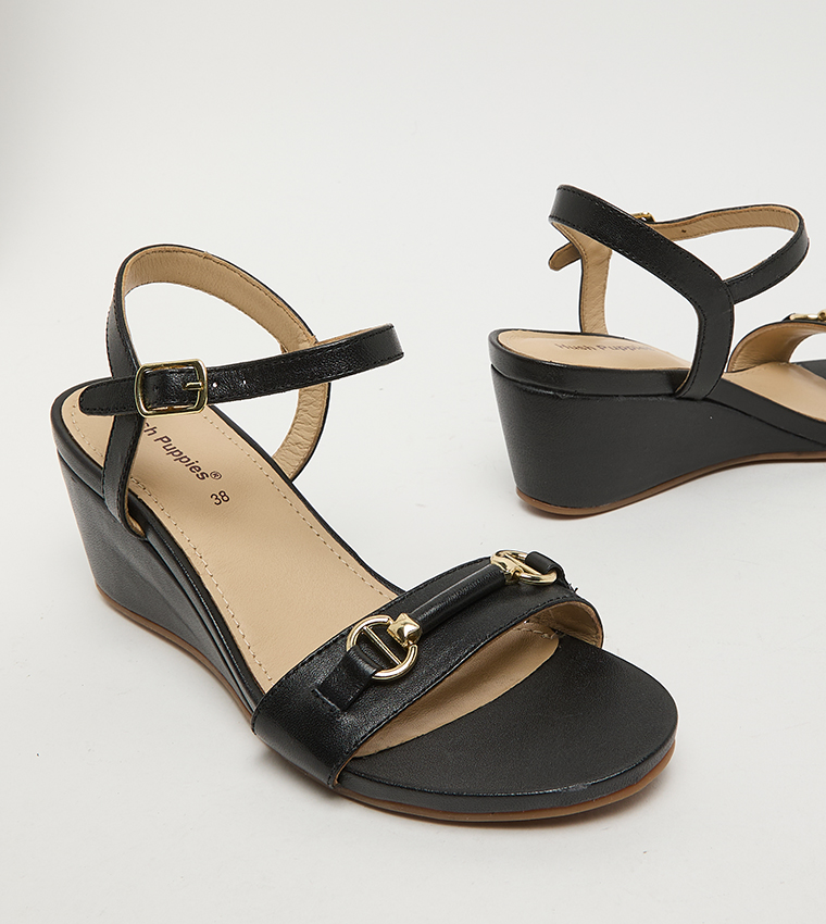 SUNFLOWER Ankle Strap Wedge Sandals