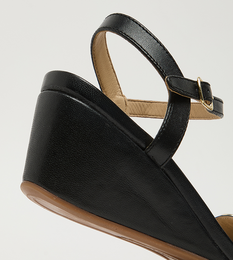 SUNFLOWER Ankle Strap Wedge Sandals