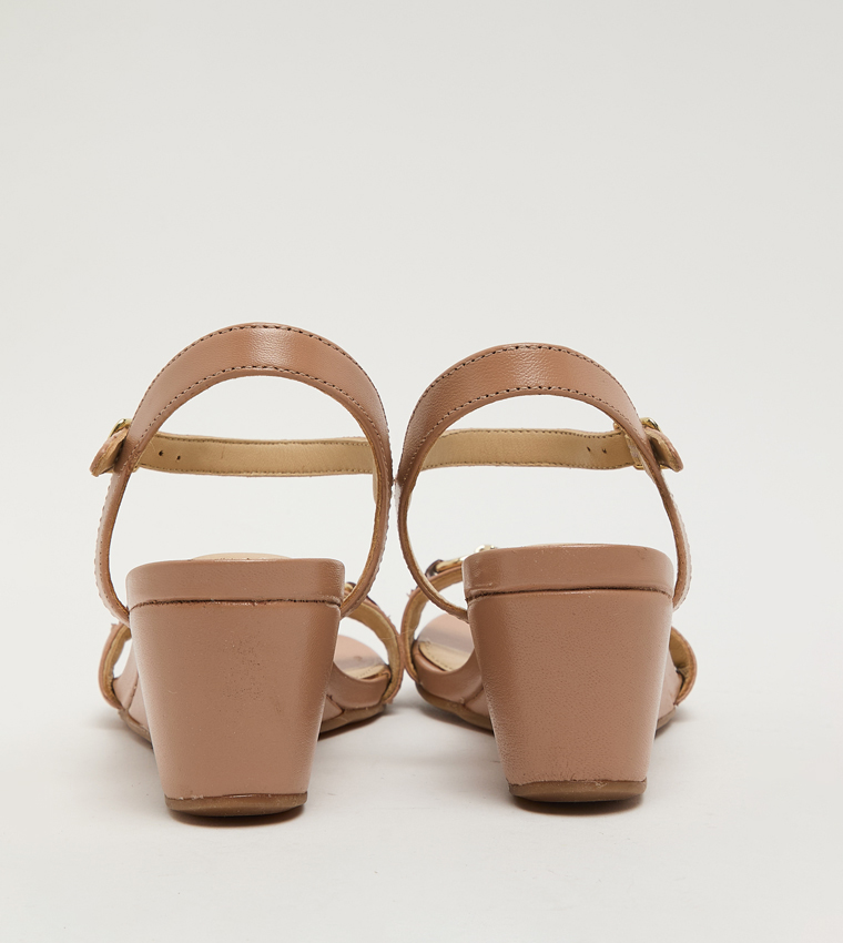 SUNFLOWER Ankle Strap Wedge Sandals