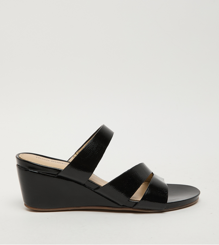 SUNFLOWER Open Toe Wedge Sandals