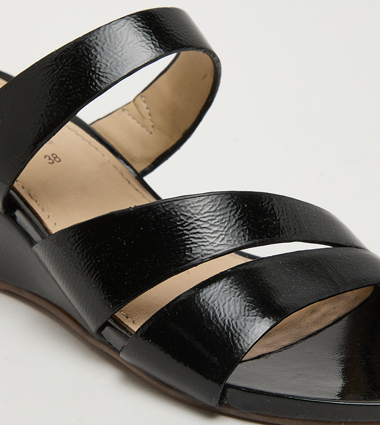 SUNFLOWER Open Toe Wedge Sandals