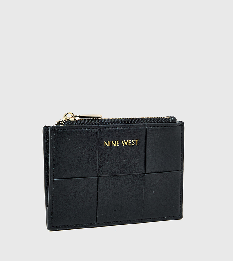 Logo Detail Zip-Closure Wallet