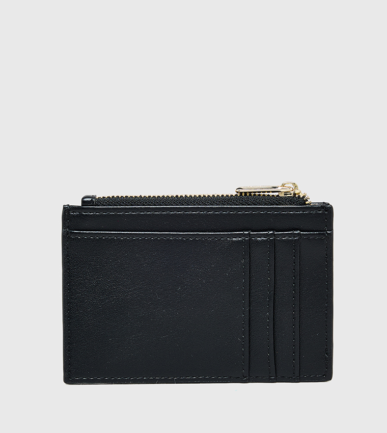 Logo Detail Zip-Closure Wallet