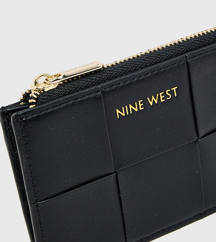 Logo Detail Zip-Closure Wallet