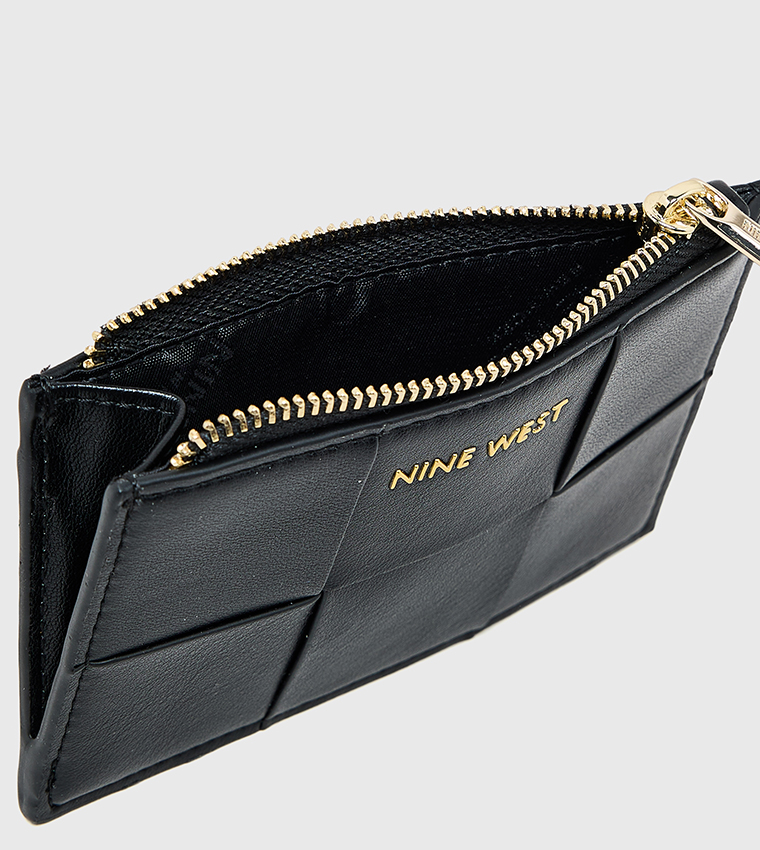 Logo Detail Zip-Closure Wallet