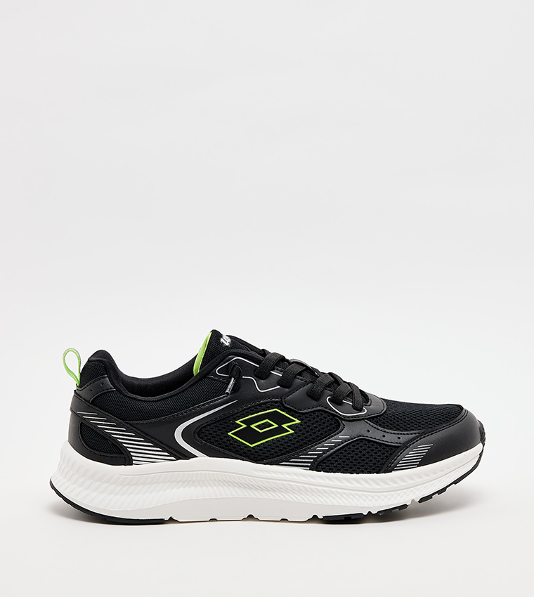 Color Block Lace-Up Running Shoes
