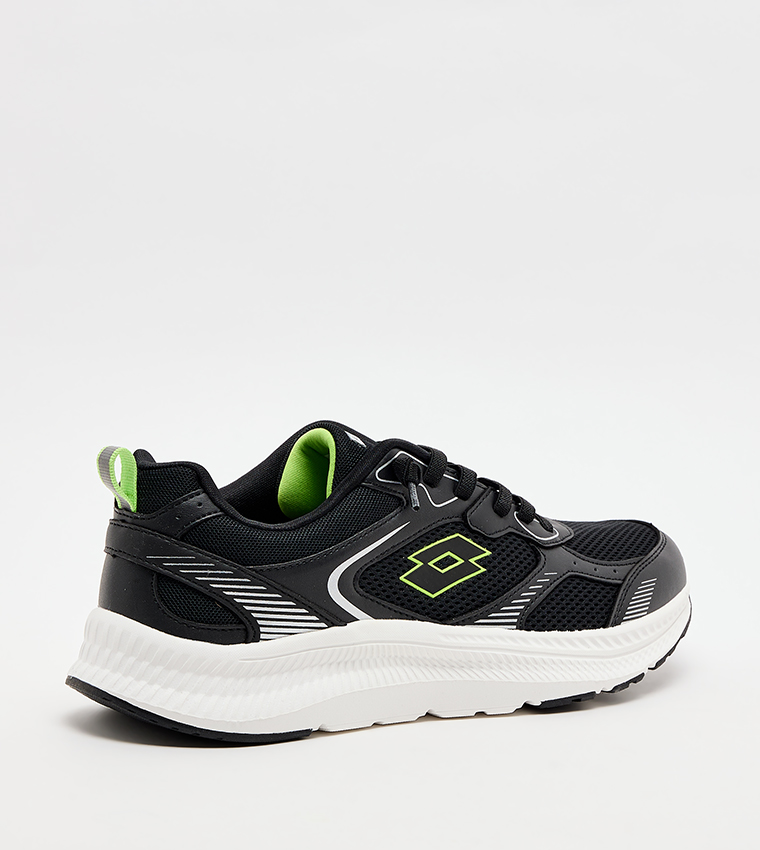 Color Block Lace-Up Running Shoes