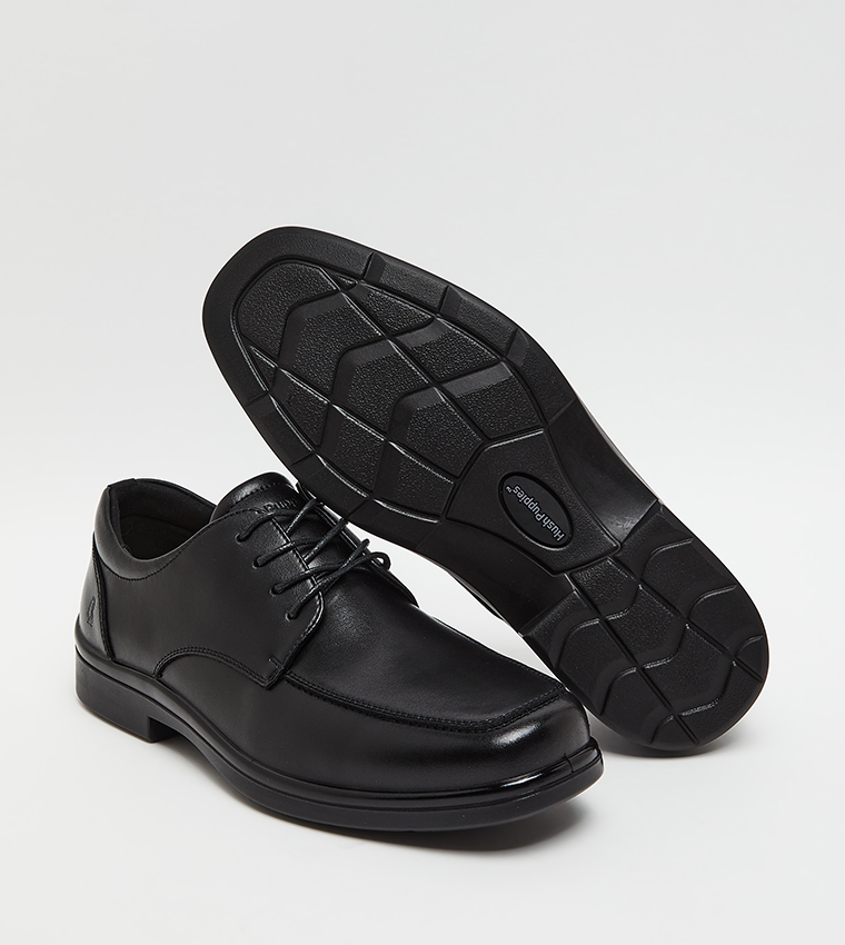 حذاء رسمي برباط ومقدمة مربعة 