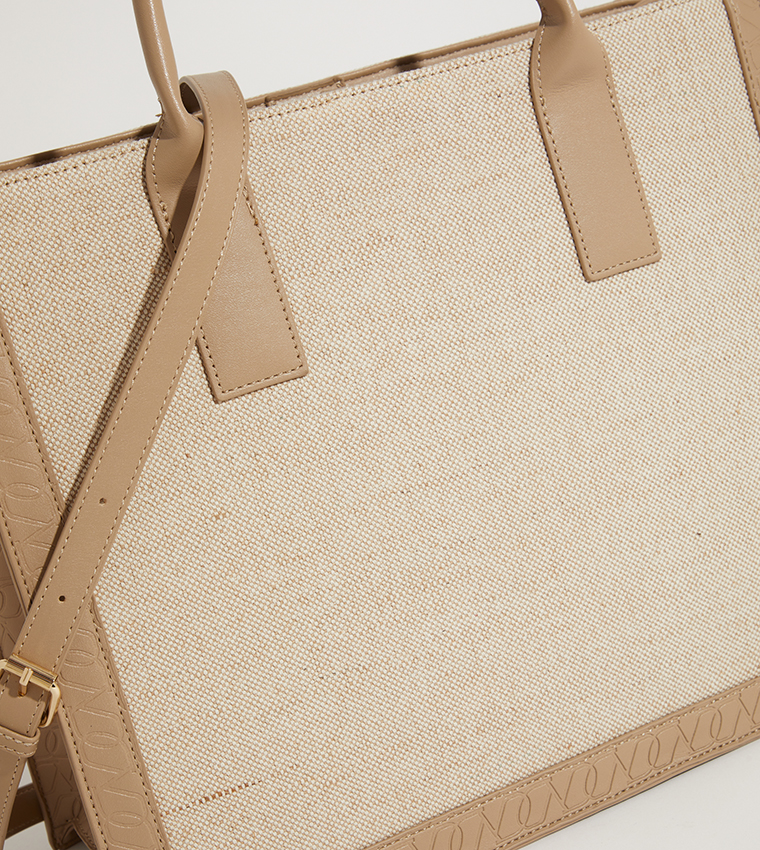 NHB SANTORINI Textured Tote Bag