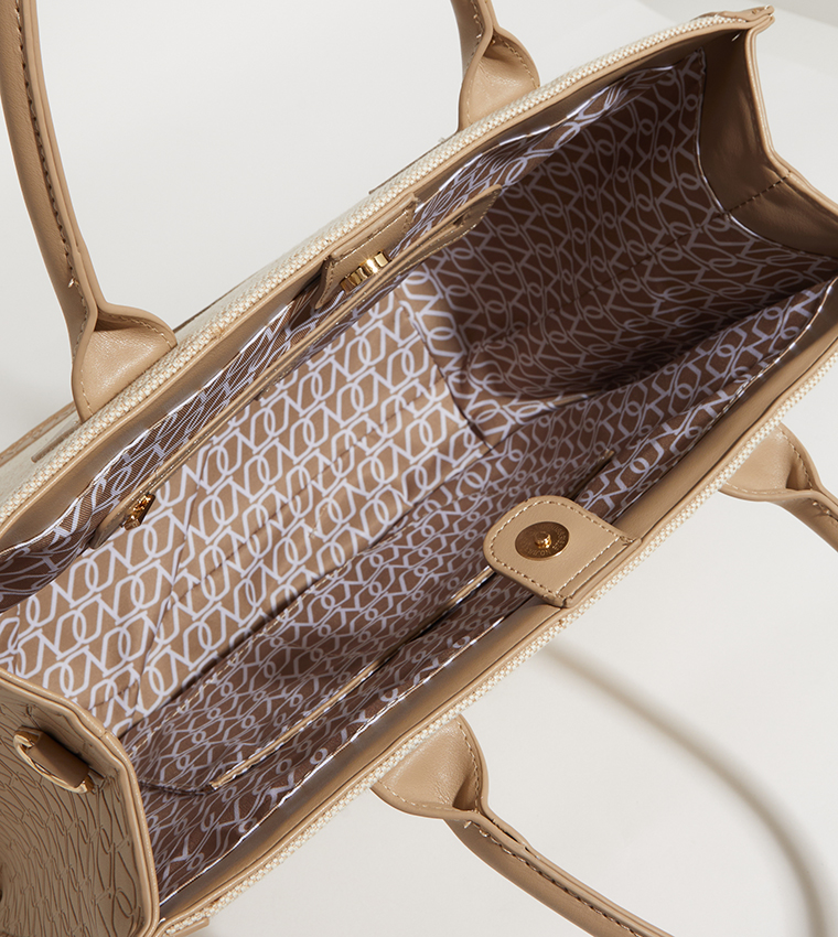 NHB SANTORINI Textured Tote Bag