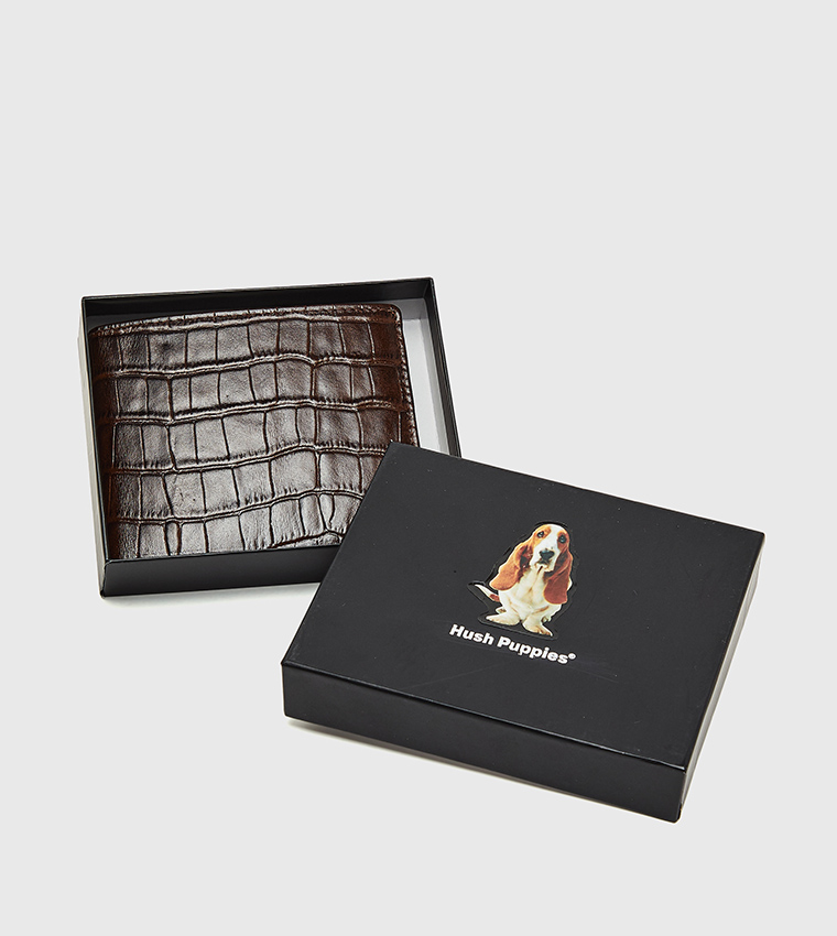 Textured Bi-Fold Wallet