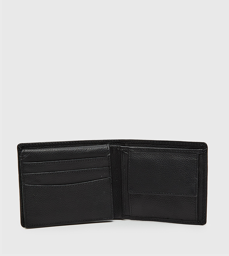 Textured Bi-Fold Wallet