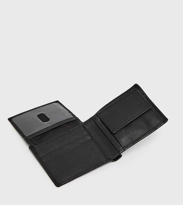Textured Bi-Fold Wallet