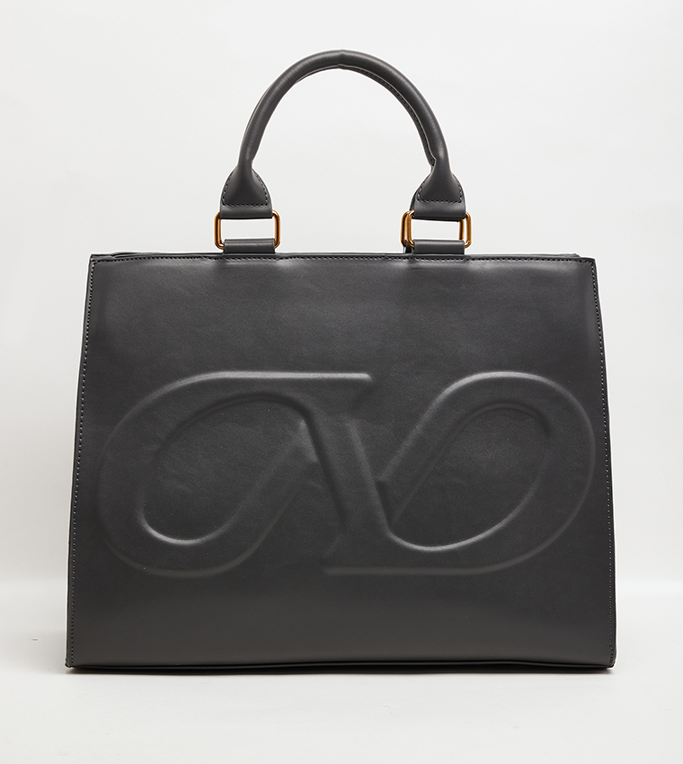 BOHO Logo Detail Tote Bag