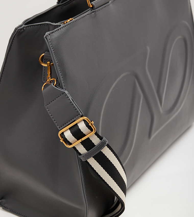 BOHO Logo Detail Tote Bag