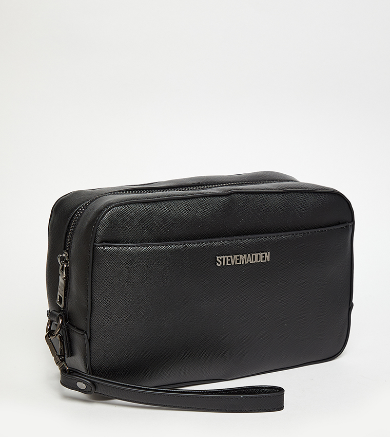 Textured Zip Toiletry Pouch
