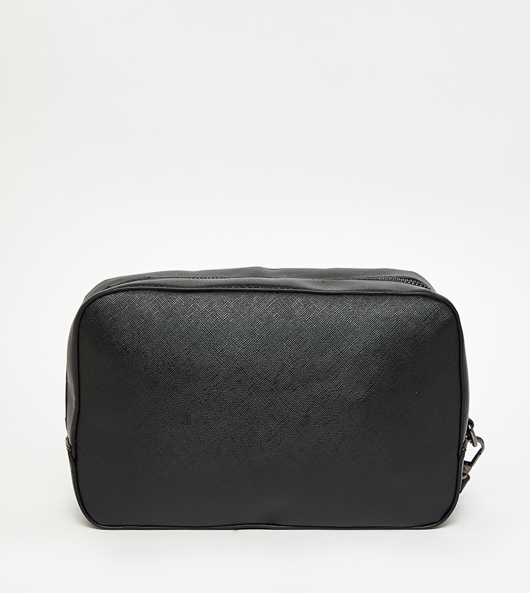 Textured Zip Toiletry Pouch