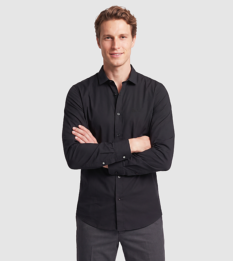 Solid Long Sleeves Shirt
