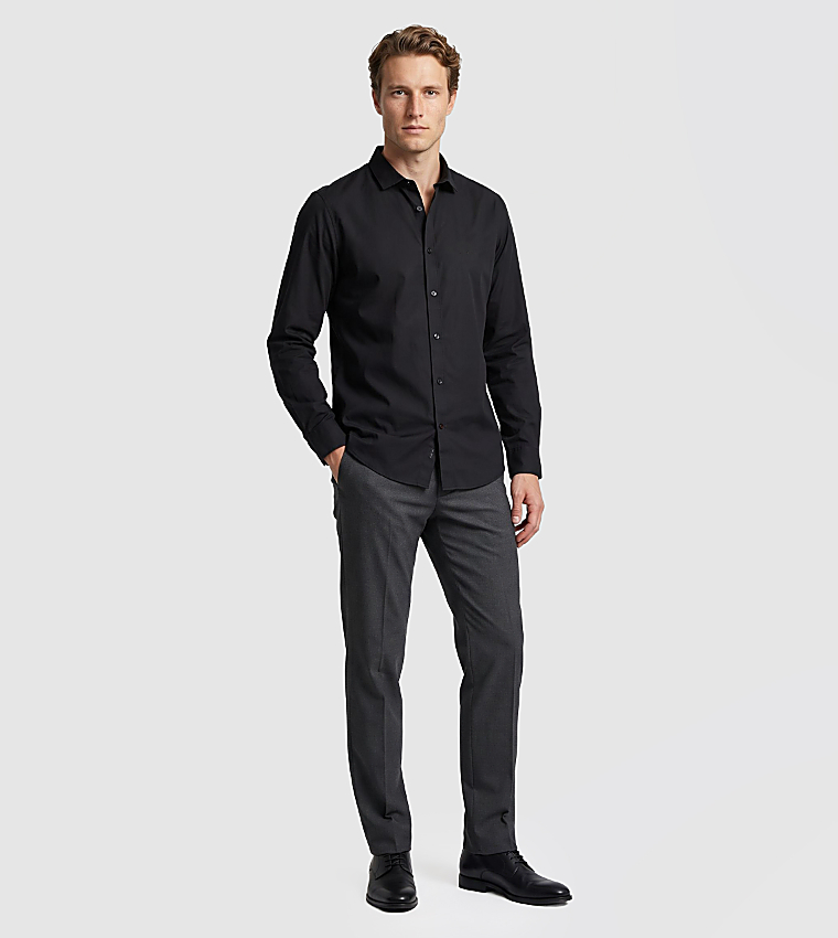 Solid Long Sleeves Shirt