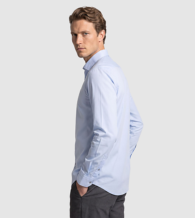 بن شيرمان  أكمام طويلة - أزرق Long Sleeves