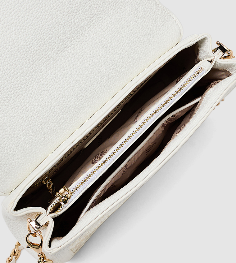 Sequinned Flap Crossbody Bag