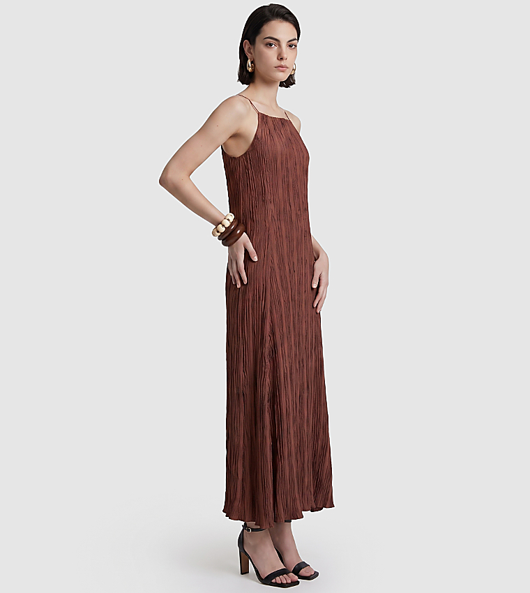 بي سي بي جي  فساتين ميدي  - بني  Midi Dresses