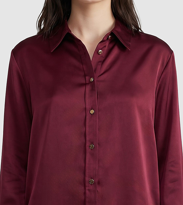 Solid Long Sleeves Shirt