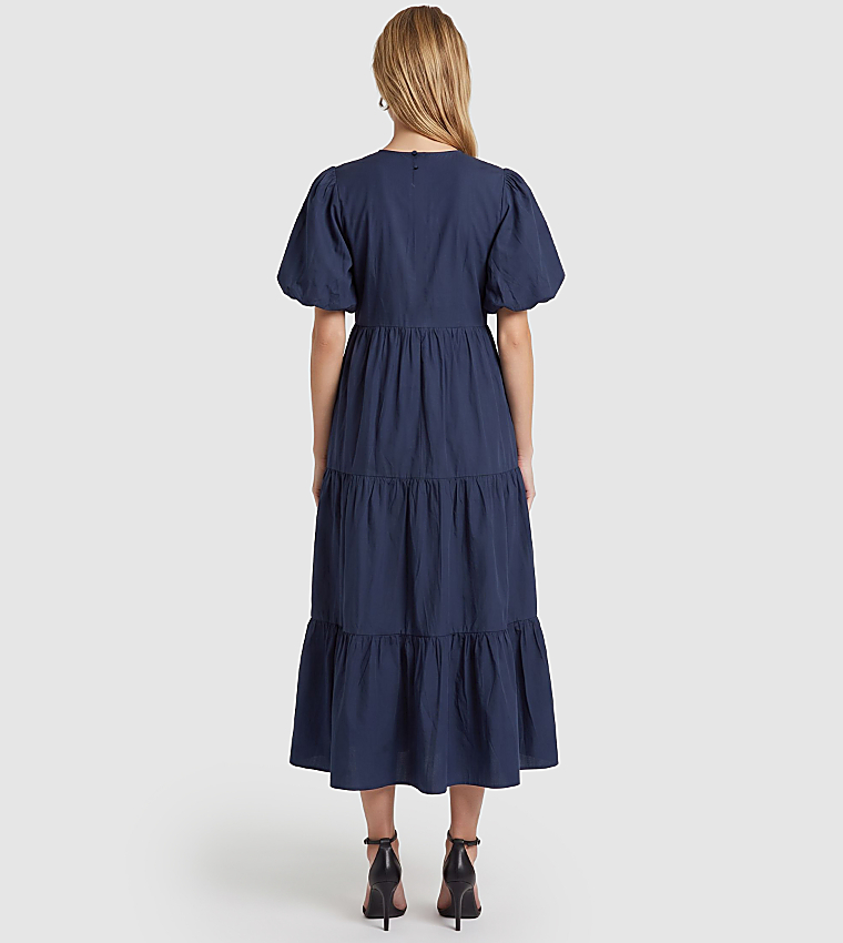 BCBG  Midi Dresses - NAVY BLUE Midi Dresses