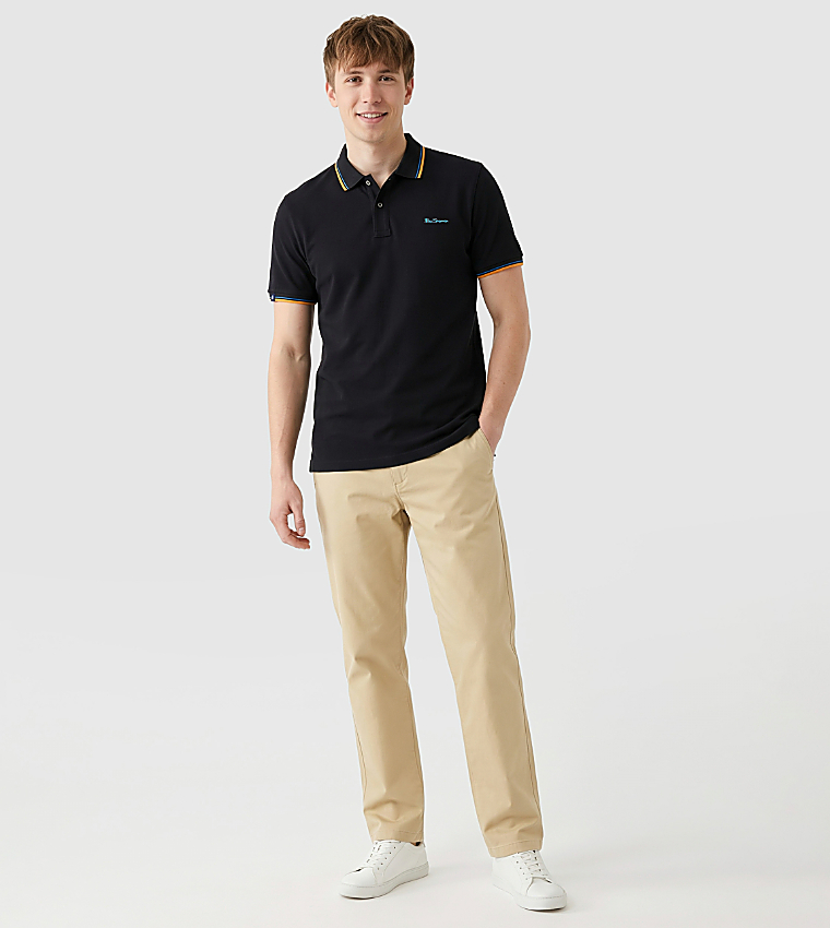 Solid Short Sleeves Polo T-Shirt