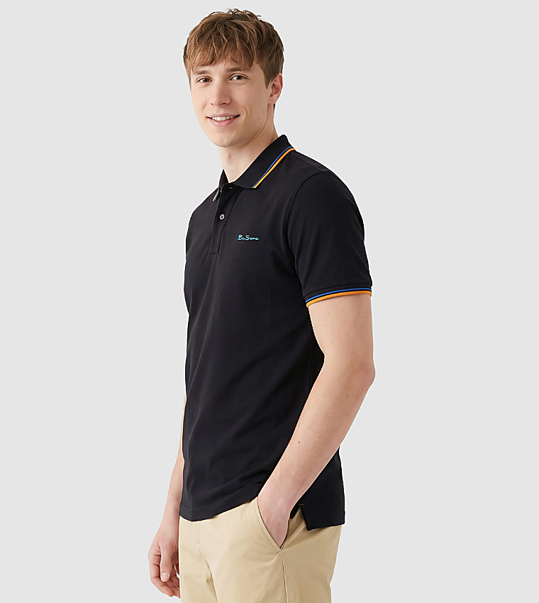 Solid Short Sleeves Polo T-Shirt
