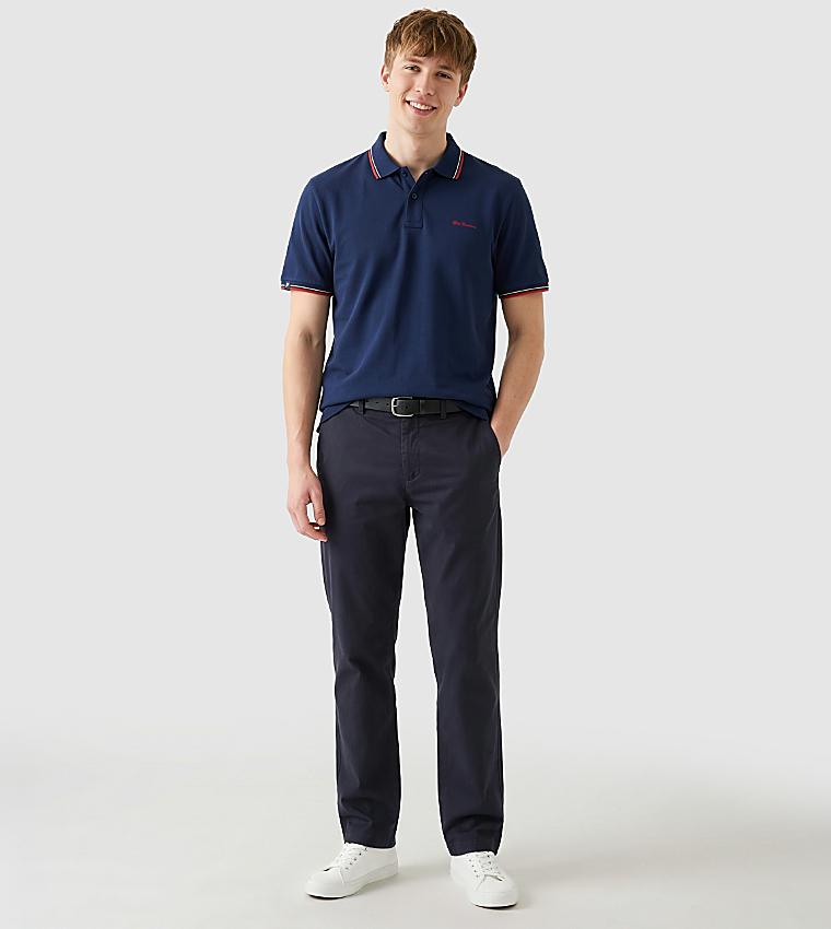Solid Short Sleeves Polo T-Shirt