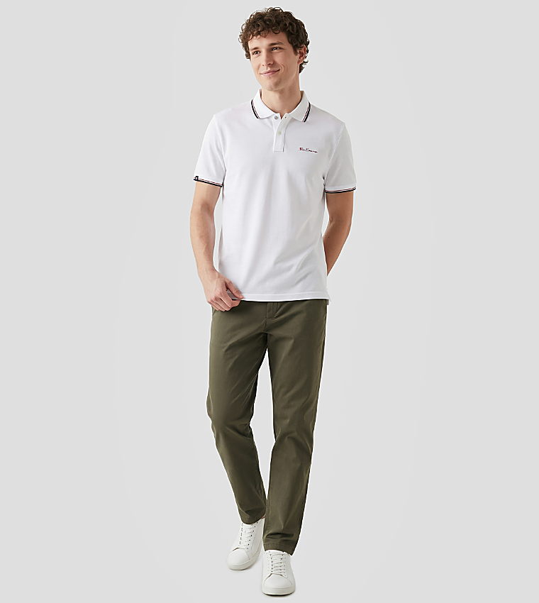 Solid Short Sleeves Polo T-Shirt