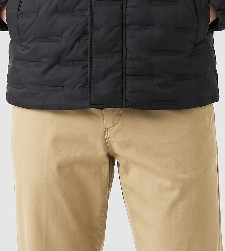Solid Regular Fit Chinos