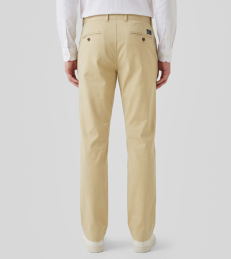 Solid Regular Fit Chinos