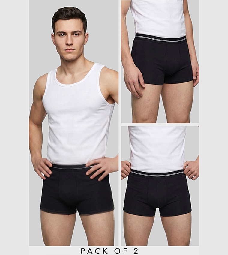 R&B  Trunks & Briefs - BLACK Trunks & Briefs